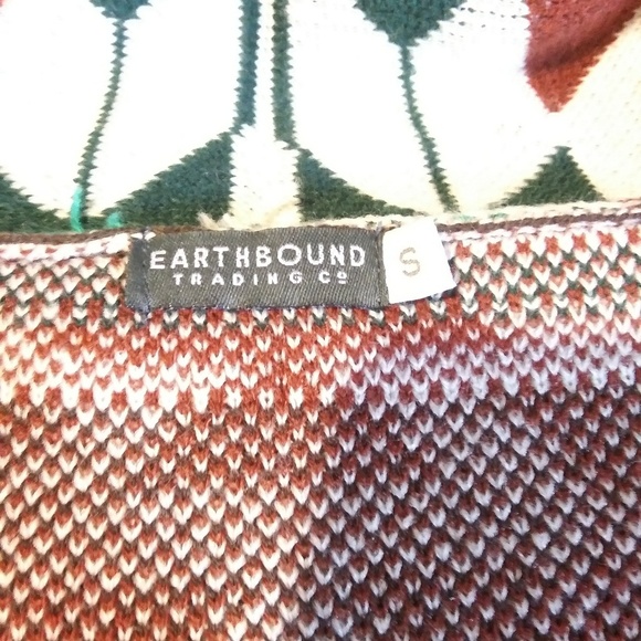 EarthBound Aztec Print Cardigan S Loose - Picture 6 of 6